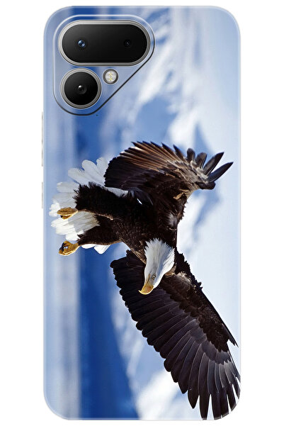 TECNO Pova Curve 2 5G (LK7k) Uyumlu Kılıf Desen Baskılı Silikon Kartal STK:18...