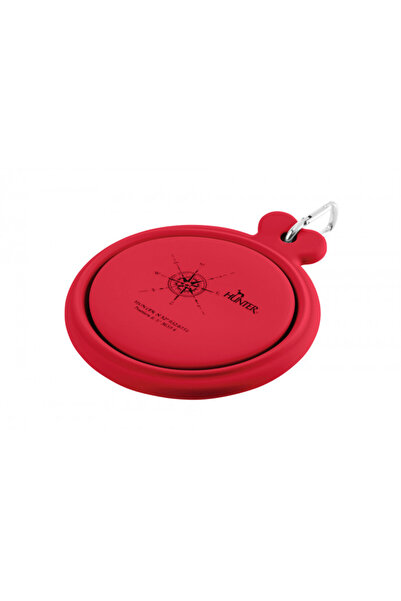 Hunter Set 2 boluri pliabile pentru caini, Hunter, Silicon, 350/750 ml, Rosu