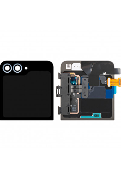 Samsung Дисплей с тъчскрийн за Galaxy Z Flip6 F741, Външен, Син, Сервизен пак...