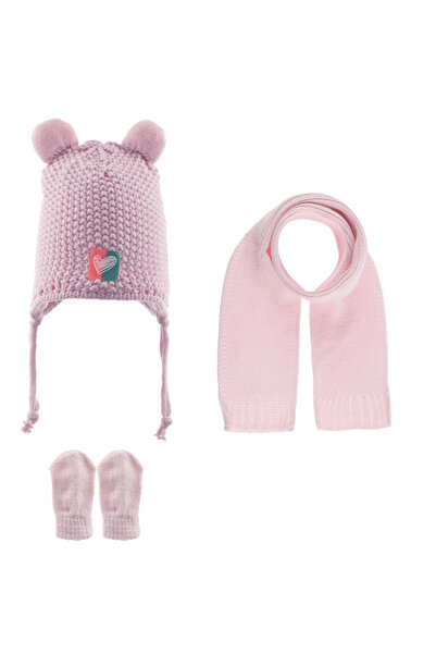 AngelsAccessories ΣΕΤ 3 ΤΕΜΑΧΙΩΝ ΠΛΕΚΤΟ ΜΕ FLEECE ΕΠΕΝΔΥΣΗ ΚΑΙ ΦΟΥΝΤΙΤΣΕΣ