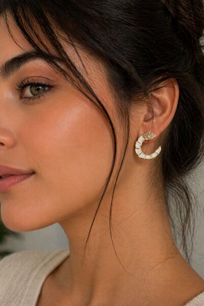 yb yağmur butik Kp27 Yiılan Earrings