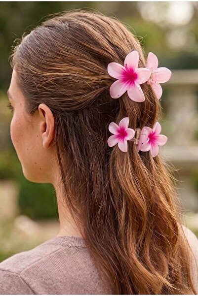 TOPTANCI Lotus Flower 3-Piece Buckle Set (Dusty Pink)