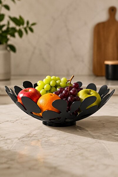 Bayev Linda 30 Cm Siyah Metal Meyvelik