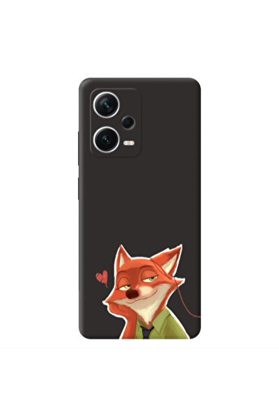 Other Xiaomi Poco X5 Valentines 15 Black Colored Silicone TPU Θήκη