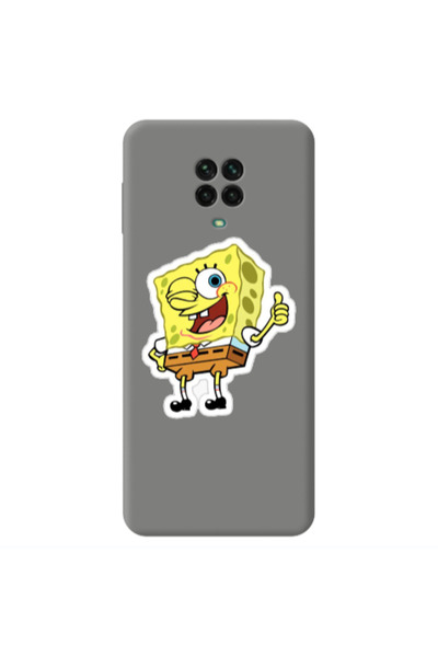 Other Xiaomi Redmi Note 9 Pro spongebob2 Grey Colored Silicone TPU Θήκη