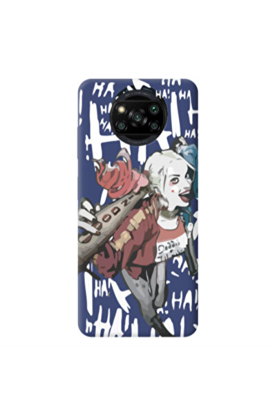 Other Xiaomi Poco X3 /X3 Pro Ha Ha Ha Dark blue Colored Silicone TPU Θήκη