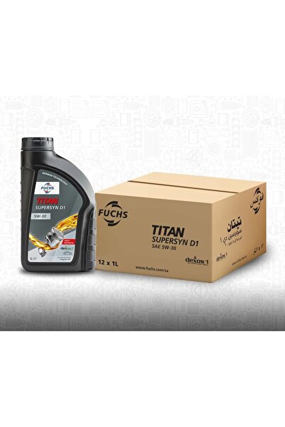 Fuchs Titan Supersyn Engine Oil - Box (1 liter x 12 pieces), D1 5W-30