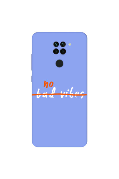 Other Xiaomi Redmi Note 9 No bad vibes 2 Light Purple Colored Silicone TPU Θήκη