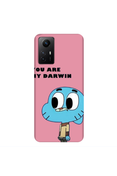 Other Xiaomi Redmi Note 12s You are my darwin Pink Colored Silicone TPU Θήκη