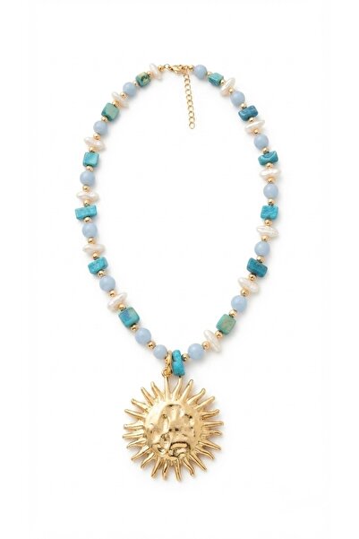 Pater Paulie Sun Charm Bead Design Necklace