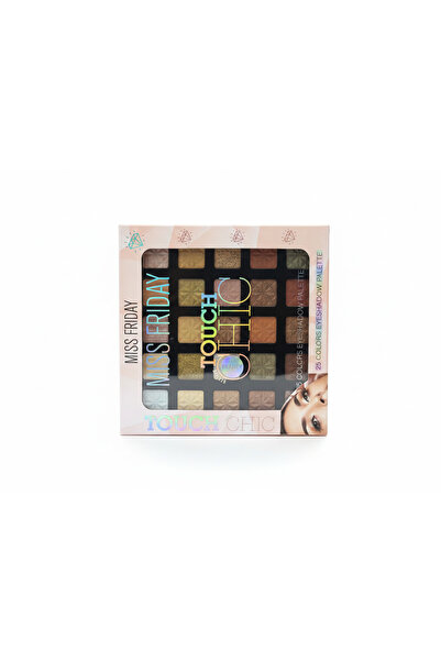 MISS FRIDAY 25 Color Eyeshadow Palette Touch Chic - Matte and Shimmer - Multi...