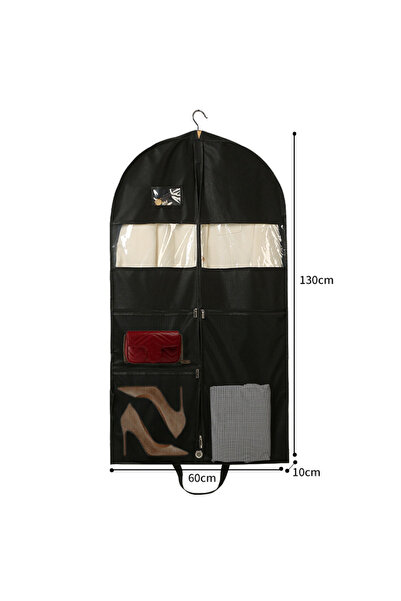 Choice1 1pcs 60x130cm Mesh Pockets Portable Multi-Compartment Hanging Dustpro...