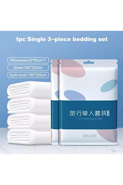 Choice3 A1 Hotel & Travel Disposable Bedding Set – Extra Thick 3/4-Piece Incl...