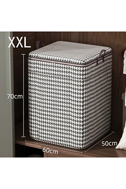 choice2 XXL 70X60X50cm 1PC Houndstooth Storage Bag Large Capacity Folding Clo...