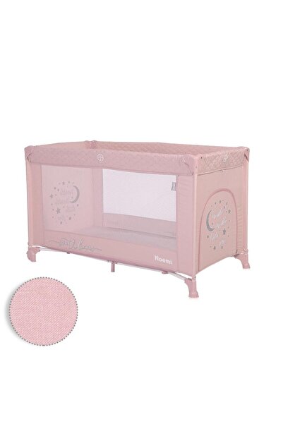LORELLİ Patut pliabil Noemi, 1 nivel, Mellow Rose Star
