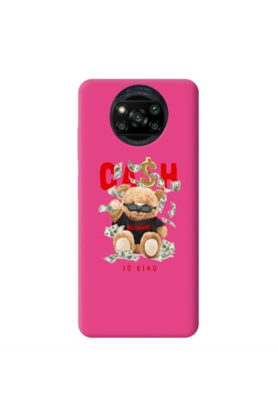 Other Xiaomi Poco X3 /X3 Pro Cash is king Fuchsia Colored Silicone TPU Θήκη
