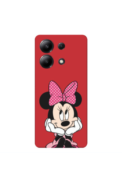 Other Xiaomi Redmi Note 13 4G Minnie 2 Red Colored Silicone TPU Θήκη
