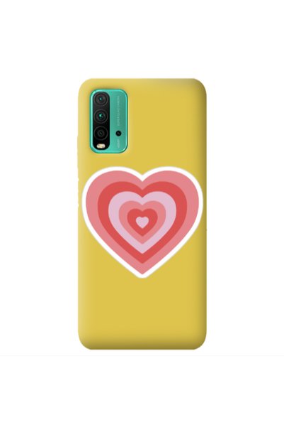 Other Xiaomi Poco M3 My Heart Is Yours Yellow Colored Silicone TPU Θήκη