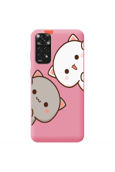 Other Xiaomi Redmi Note 11 4G We are here Pink Colored Silicone TPU Θήκη