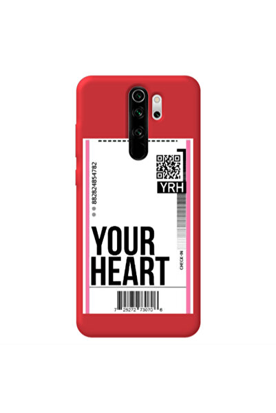 Other Xiaomi Redmi Note 8 Pro Your Heart YRH Red Colored Silicone TPU Θήκη
