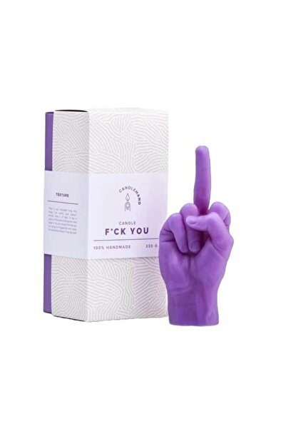 CANDLEHAND Lumânare decorativă F*ck You, CandleHand, mov