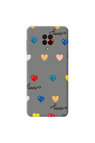 Other Xiaomi Redmi Note 9 Pro Heart Lives Grey Colored Silicone TPU Θήκη