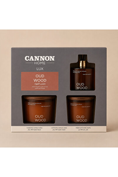 Cannon Home Fragrance Set Oud Wood -002Gd