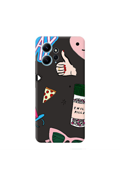 Other Xiaomi Redmi Note 12 4G Chill Black Colored Silicone TPU Θήκη