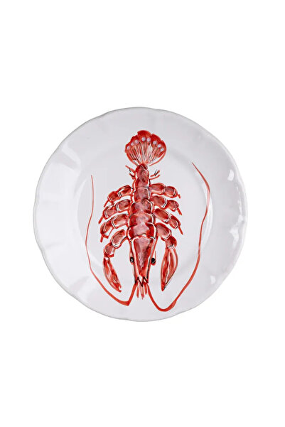 Casa Amalfi Farfurie ceramică lucrată manual, Ø 26 cm, Casa Amalfi, Aragosta,...