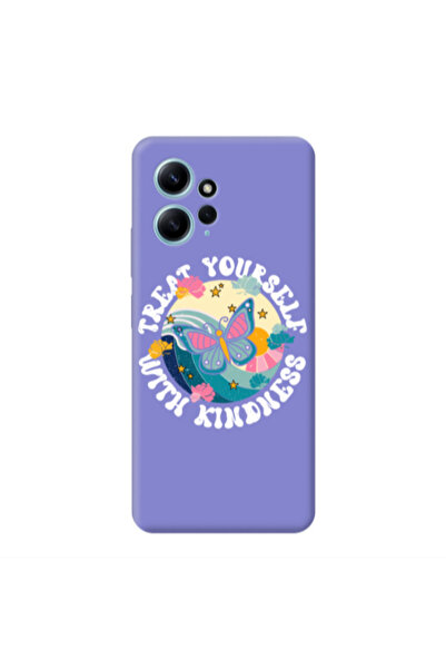 Other Xiaomi Redmi Note 12 4G Kindless Yourself Purple Colored Silicone TPU Θήκη
