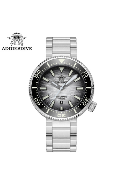 Choice Grey ADDIESDIVE New Men's Automatic Dive Watch Sapphire Crystal 3D Dia...