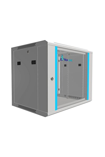 Extralink 9U 600x450 Gri |   Dulap rack |   montat pe perete