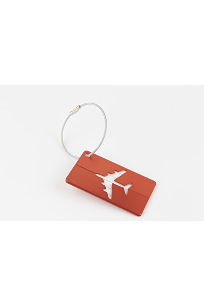 Choice9 Orange Aluminium Alloy Aircraft Luggage Tag with Name Travel Luggage ...