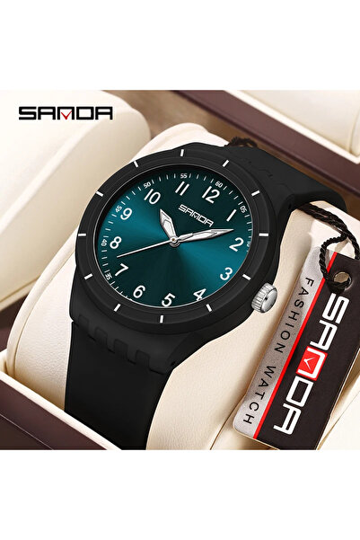 Choice3 Balck Blue SANDA Fashion Man Sports Watches Unisex Quartz Watch Simpl...