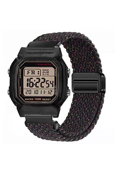 Choice1 حزام مرن من النايلون مقاس 18 مم من City Lights لـ AE1200/1300، سوار م...