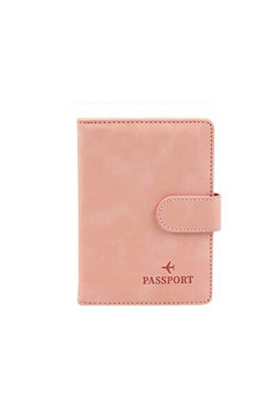Choice13 B pink RFID Blocking Waterproof Leather Passport Holder Travel Walle...