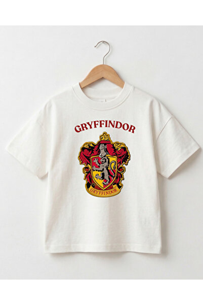 babytex Gryffindor Themed Children's Oversize T-Shirt 100% Cotton Unisex Shor...
