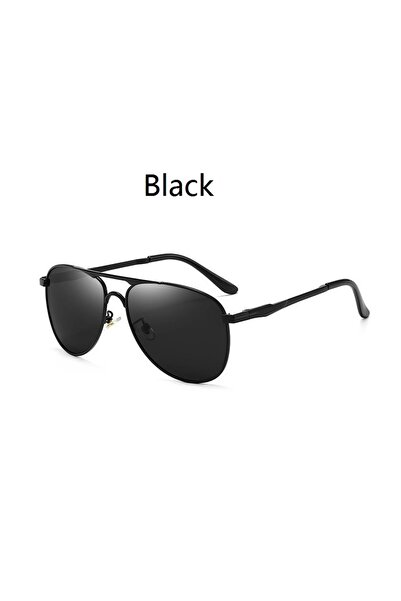 Choice Black Luxury Oversized Metal Big Frame Pilot Sunglasses Men Women Driv...
