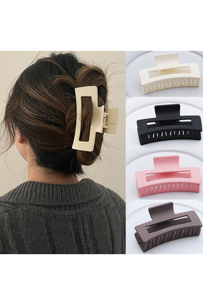 Choice25 4pcs 1-2-3-17 Korean Women Girls Plastic Hair Claws Hair Clips Headw...