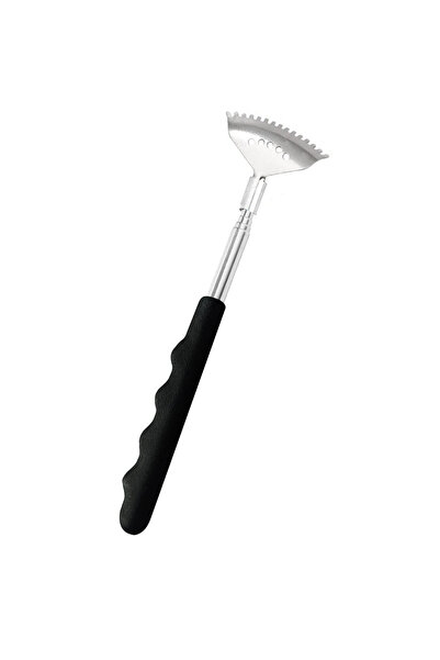 choice2 DUTRIEUX 1pc Extendable Back Scratcher the head has 15 rakes, Stainle...