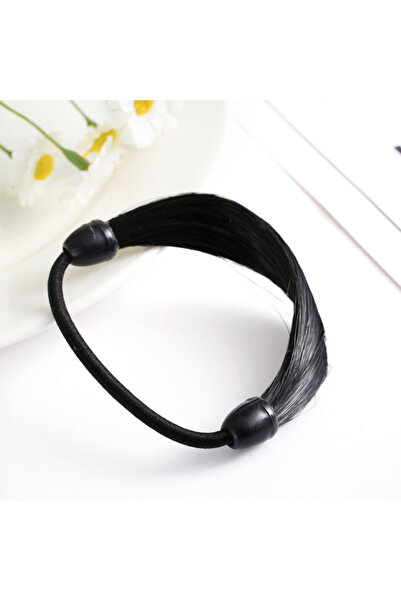 Choice3 black 1pcs Band Made Of Hair Rope Simulation Wig Head Rope Fashion Wi...