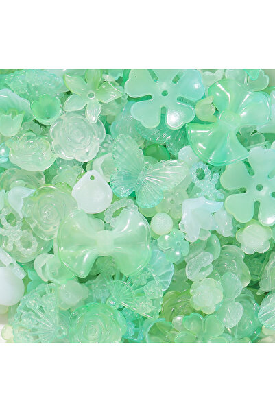 Choice16 Jelly Color 09 30g/Lot ABS Color Mixed Beads Colorful Acrylic Spacer...