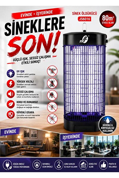 Fyc INSECT KILLER Taşınabilir Elektrikli Led Sivrisinek Kovucu Ve Yok Edici 8...