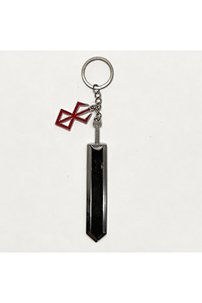 Choice3 bilibili Red Brand Sword Berserk Guts Dragonslayer Sword Keychain Gri...