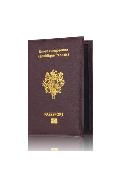 Choice4 Brown High Quality Pu Passport Protective Cover Bank Card Holder Trav...