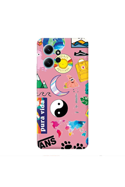 Other Xiaomi Redmi Note 12 4G Vans Pink Colored Silicone TPU Θήκη