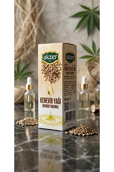 Akzer Kenevir Yağı 50ml