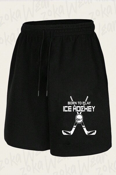 ZOKAWEAR Unisex Ice Hockey Ice Hockey3 Design Printed Shorts
