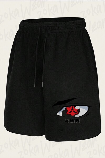 ZOKAWEAR Unisex Uchiha Itachi Naruto V3 Design Printed Shorts