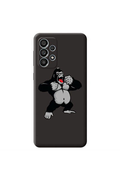 Other Samsung A53 Angry Gorilla2 Black Colored Silicone TPU Θήκη